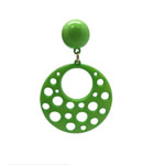 Flamenco Earrings in Plastic with Holes. Pistachio Green 2.479€ #502823473PSTCHO